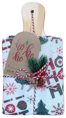 Weihnachtsgeschirrtuch + Holztablett BLIZZEN 45X65 Tellini S.R.L. Großhandelskleidung